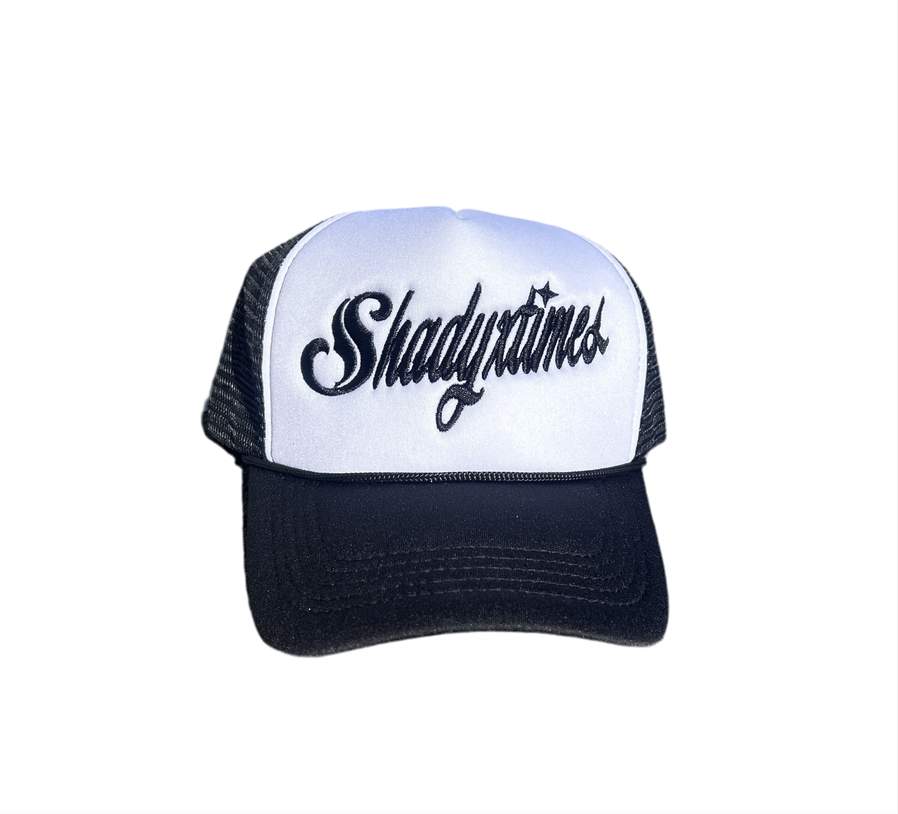 SHADY X TIMES FOAM TRUCKER - BLACK/WHITE