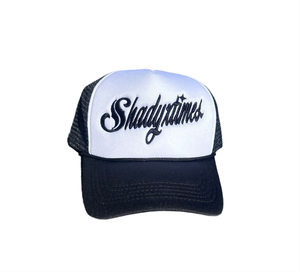 SHADY X TIMES FOAM TRUCKER - BLACK/WHITE