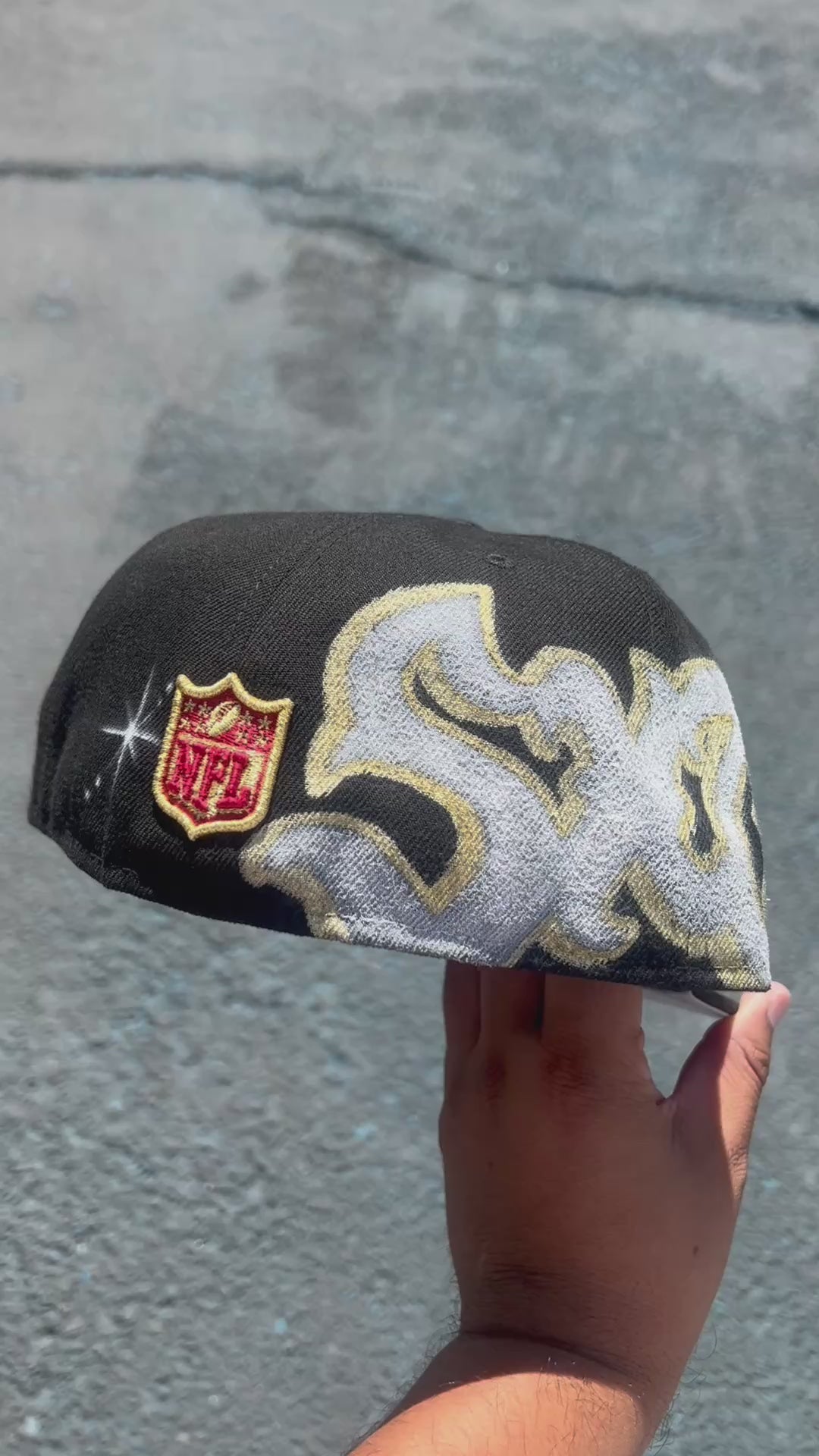 SHADY SF 49ERS FITTED - 7 1/4 - 1 OF 1